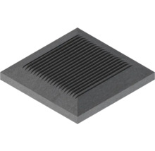 Riffelblech aus Metall, quadratisch