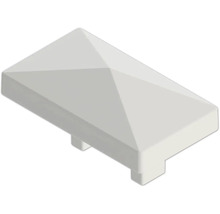 Capuchon de poteau de clôture en forme de pyramide