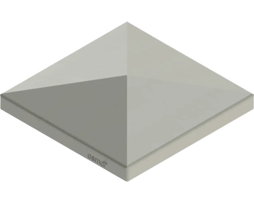 Couvre-poteau Osmo toit 12 x 12 cm gris Cache de clôture Osmo en bois