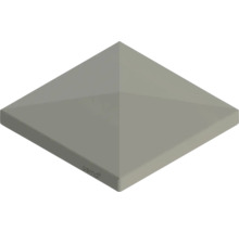 Cache-poteau de clôture avec pyramide