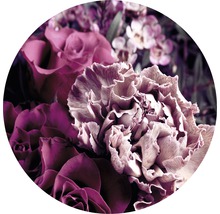 Nahaufnahme eines Blumenbouquets mit Rosen und Nelken