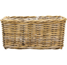 Panier à plantes tressé en rotin