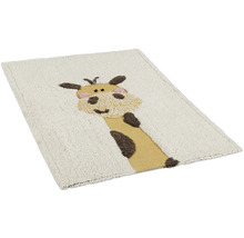 Rechteckiger Badteppich mit Giraffenmotiv