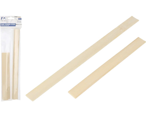Bâtonnets de mélange de peinture en bois, six pièces