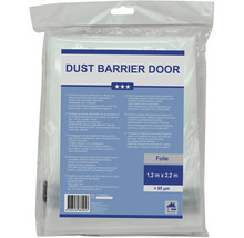 Staubschutztür aus Folie, 1,2 Meter mal 2,2 Meter