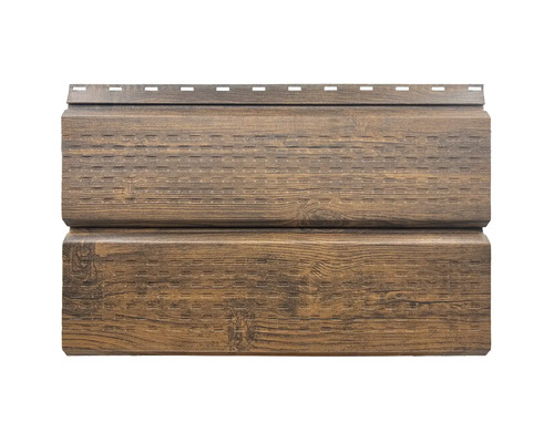 Bardage de façade en plastique aspect bois