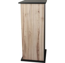 Meuble bas pour aquarium avec motif bois