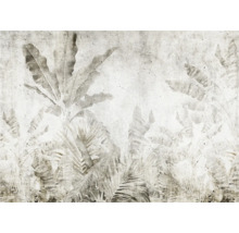 Papier peint à motif de palmiers