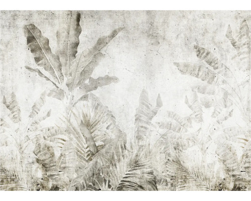 Papier peint à motif de palmiers