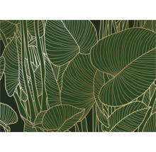 Papier peint à motif de feuilles