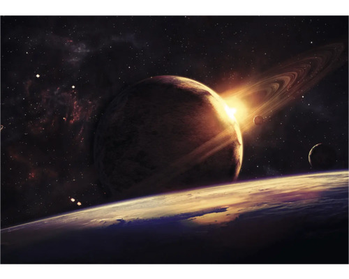 Illustration de planètes dans l'espace