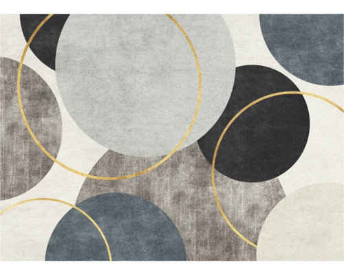 Tapis avec motif de cercle