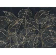 Feuilles décoratives sur papier peint