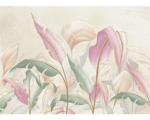 Illustration de feuilles pour décoration murale
