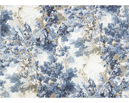 Textile à motifs avec des motifs floraux et foliaires