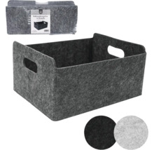 Aufbewahrungsbox aus Filz mit Tragegriffen