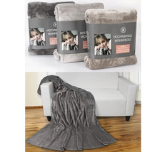 Couverture de salon de haute qualité, taille environ 150 x 200 cm, toucher cachemire