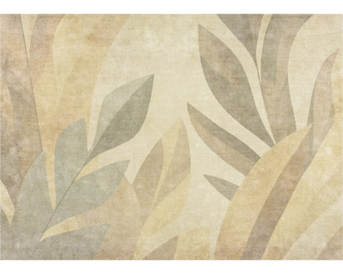 Papier peint décoratif avec motif de feuilles