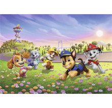 Illustration der Paw Patrol vor ihrer Kommandozentrale