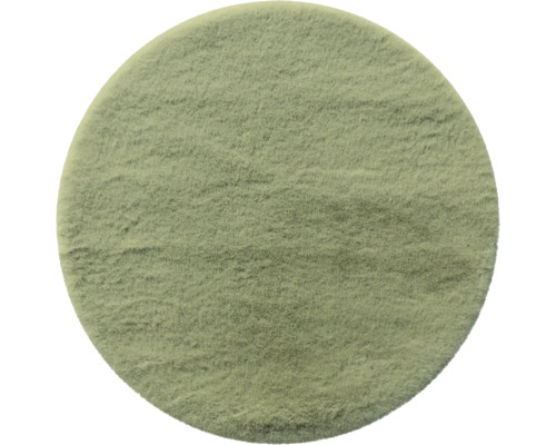 Teppich Romance salbei Ø 80 cm Runder Teppich aus Kunstfaser