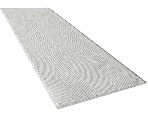 Rechteckige Teppichbrücke mit Fischgrätenmuster