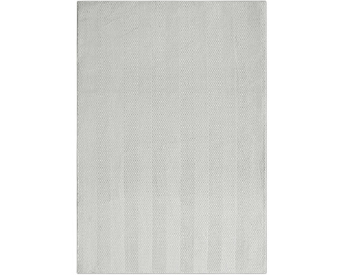 Teppich Nela Linos hellgrau 160x230 cm Teppich mit Zickzackmuster