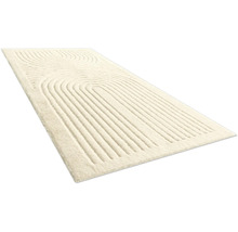 Tapis avec un design moderne en demi-cercle