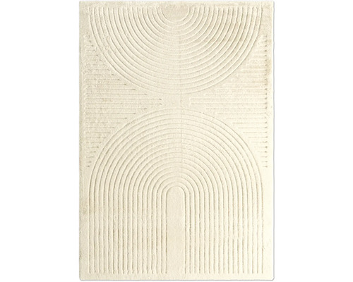 Tapis Romance Reno beige 160x230 cm Tapis avec motif géométrique abstrait