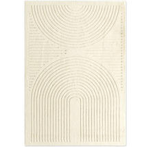 Tapis avec motif d'arc abstrait