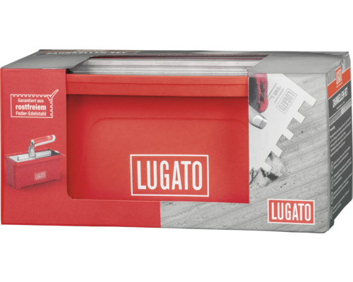 Set de truelles dentées Lugato dans un emballage