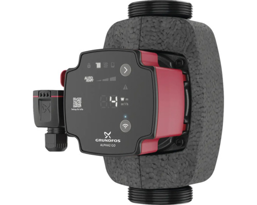 Pompe de chauffage Grundfos Alpha2 Go avec isolation thermique
