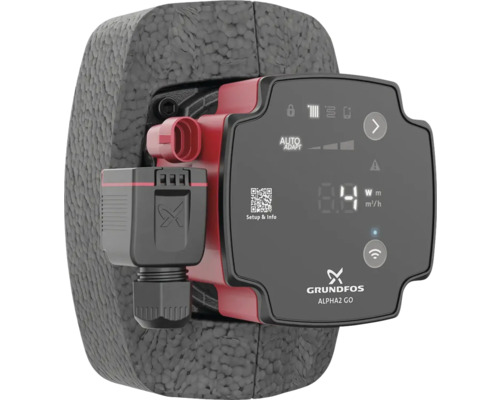 Pompe de circulation Grundfos ALPHA2 GO 15-75 130 mm 1 pouce 93094224 Pompe de chauffage Grundfos Alpha2 Go
