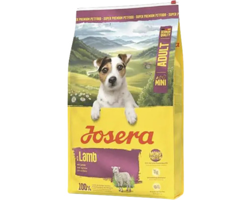 Josera Adult Mini nourriture sèche pour chiens à l'agneau dans un sac