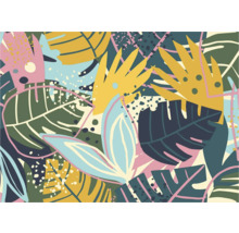 Illustration avec différentes formes de feuilles