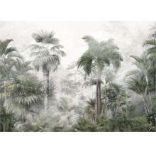 Forêt de palmiers tropicaux en décoration