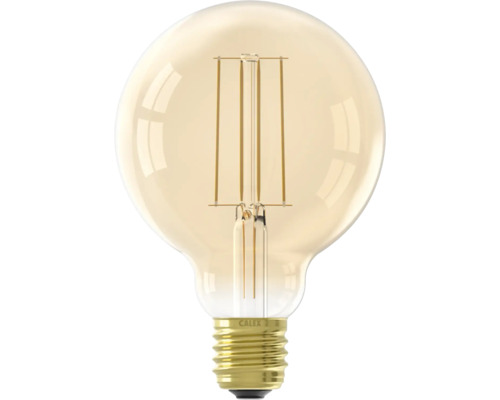 LED Globelampe dimmbar G95 E27/4,5W gold 470 lm 2100 K warmweiß Calex Warm Calex LED Leuchtmittel mit E27 Fassung