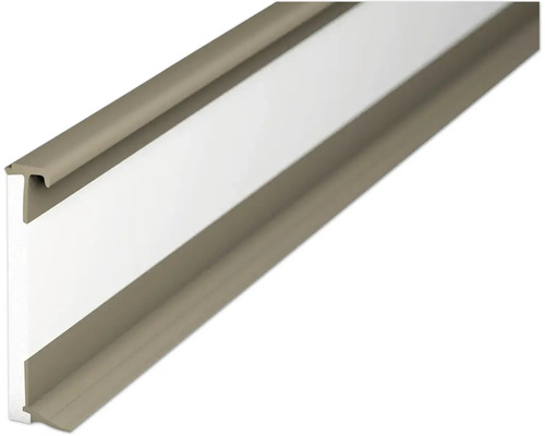 Plinthe à coller Prinz PVC champagne 11x58x2500mm Profilé de finition en plastique