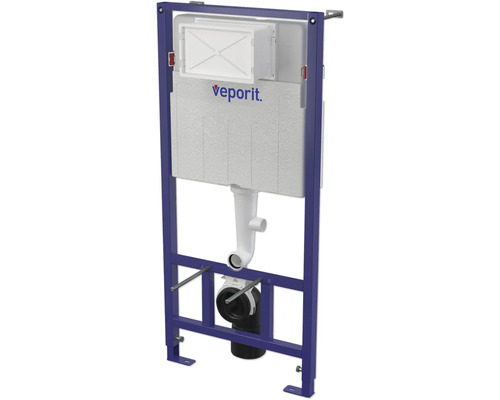 Veporit Vorwandelement für WC mit Spülkasten und Anschlussgarnitur