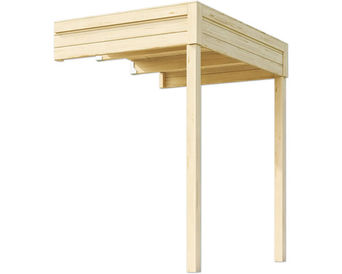 Dachanbau Gartenhaus Outdoor Life Felix 3/Fynn 3 150 x 300 cm natur Holzunterstand zur Selbstmontage