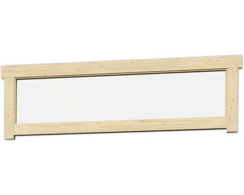 Cadre de fenêtre en bois pour abri de jardin