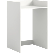 Weißes Badezimmermöbelgestell mit Regal