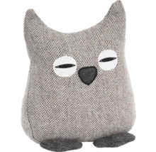 Eule als Türstopper mit Fischgrätmuster