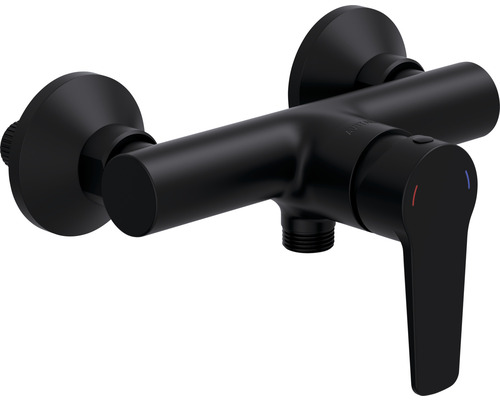 Mitigeur de douche AVITAL Tay noir mat 157015 Mitigeur de douche AVITAL Tay noir mat 157015