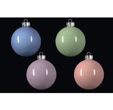 Boules de Noël de quatre couleurs