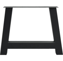 Piètement de table en métal en forme de A