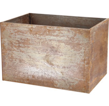 Rechteckiger Pflanzkasten aus Metall