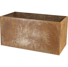 Rechteckiger Pflanzkasten aus Metall