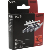 Agrafes JC Schwarz 343/15, 1200 pièces