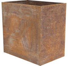 Jardinière rectangulaire en métal