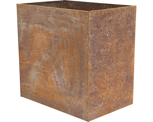 Jardinière rectangulaire en métal